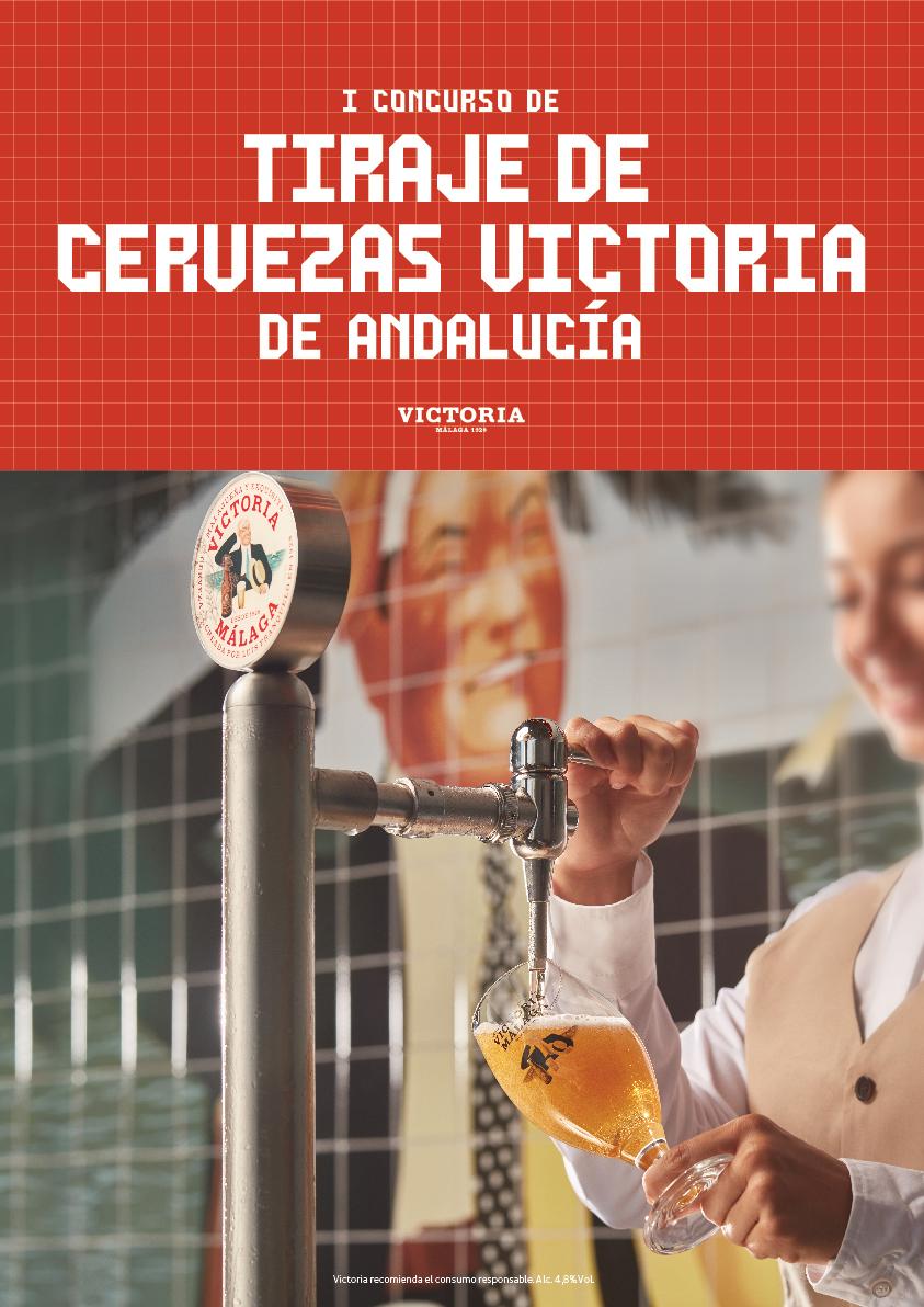 Tirajes de cervezas Victoria de Andalucía